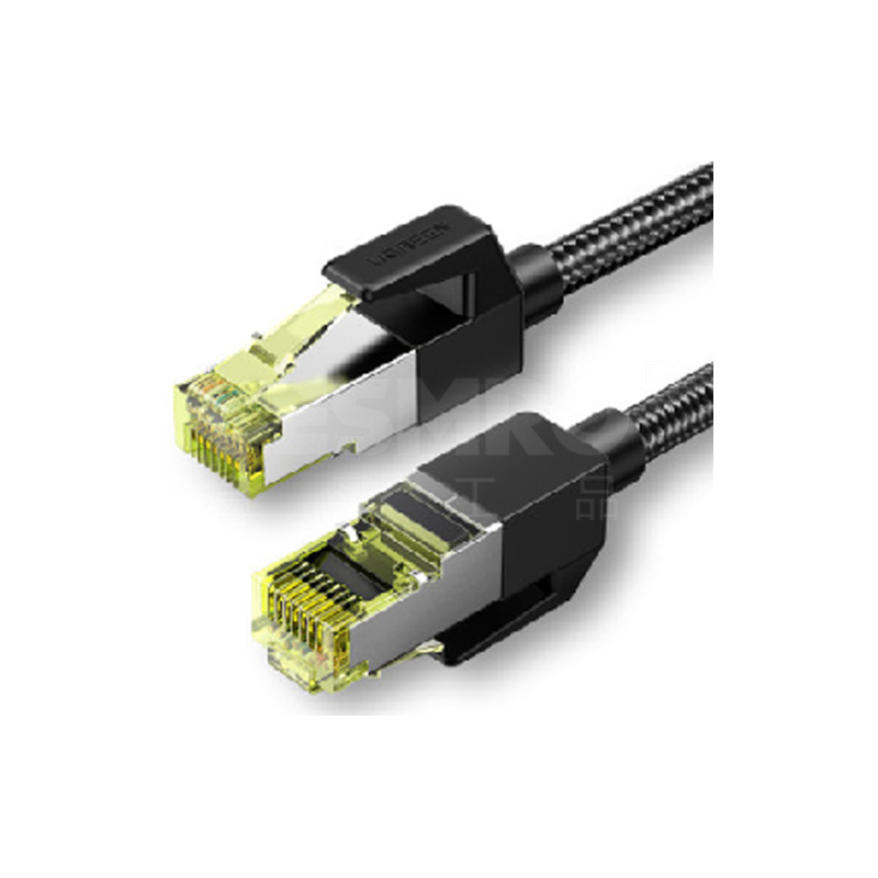 Greenlink UGREEN Category 7 network cable Greenlink Category 7 10G network cable cotton mesh style twisted pair pure copper black 2m