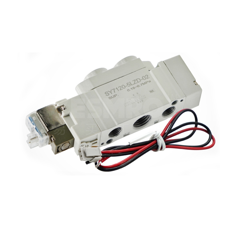 SMC SY3000/5000/7000/9000 series 5-way solenoid valve (direct piping type)