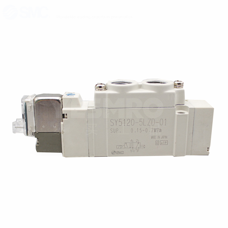 SMC SY3000/5000/7000/9000 series 5-way solenoid valve (direct piping type)